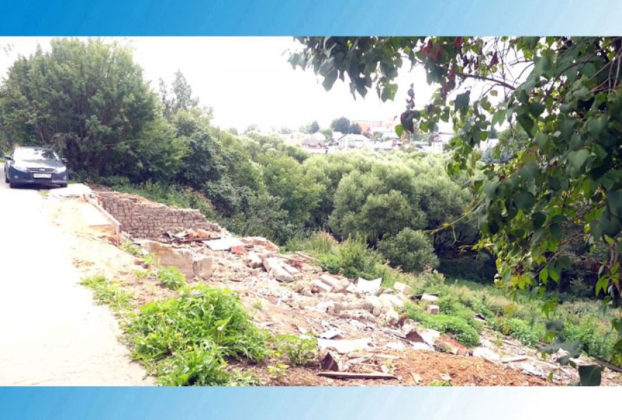 Благовещенский овраг приводят в порядок