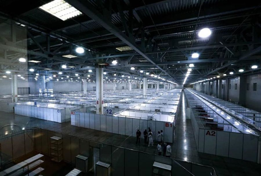 Военнослужащие запаса, имеющие медицинское образование, помогают врачам в Подмосковных больницах