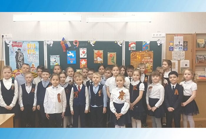 Фестиваль военной песни в средней школе №11. 1 &laquo;В&raquo; класс