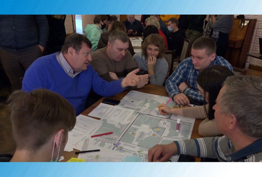В Краснозаводске обсуждали, каким будет парк Победы