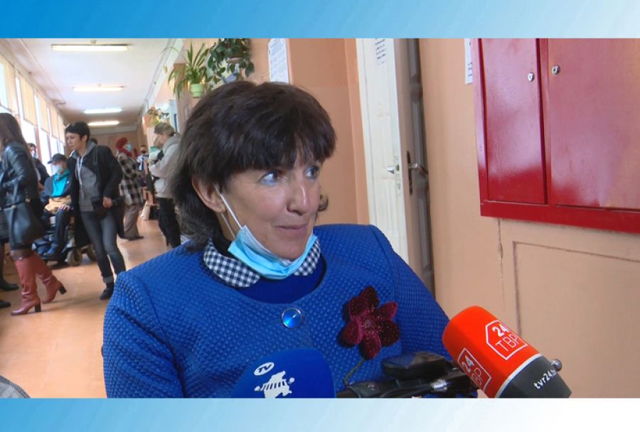 Единый день голосования. Избирательный участок в школе №21