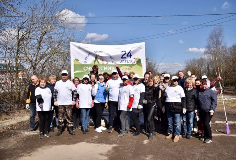 В Сергиево-Посадском округе продолжаются субботники