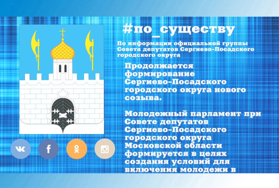 По существу. Выборы в Молодёжный парламент