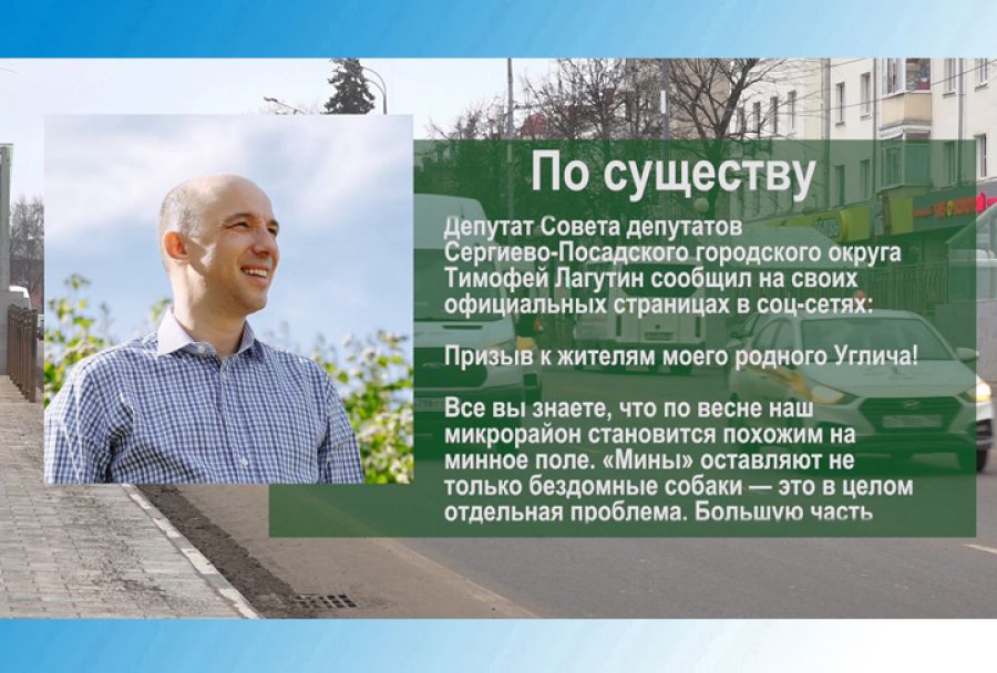 Тимофей Лагутин &ndash; о голосовании за площадки для выгула собак