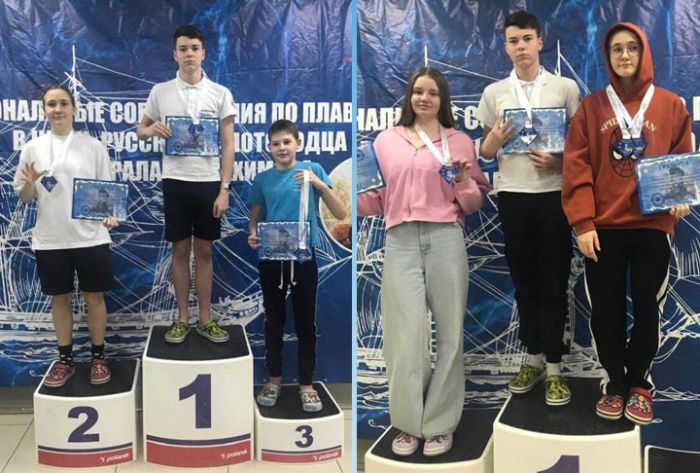 Юные пловцы из Сергиево-Посадского округа вошли в число лидеров в командном зачёте на соревнованиях в Смоленске