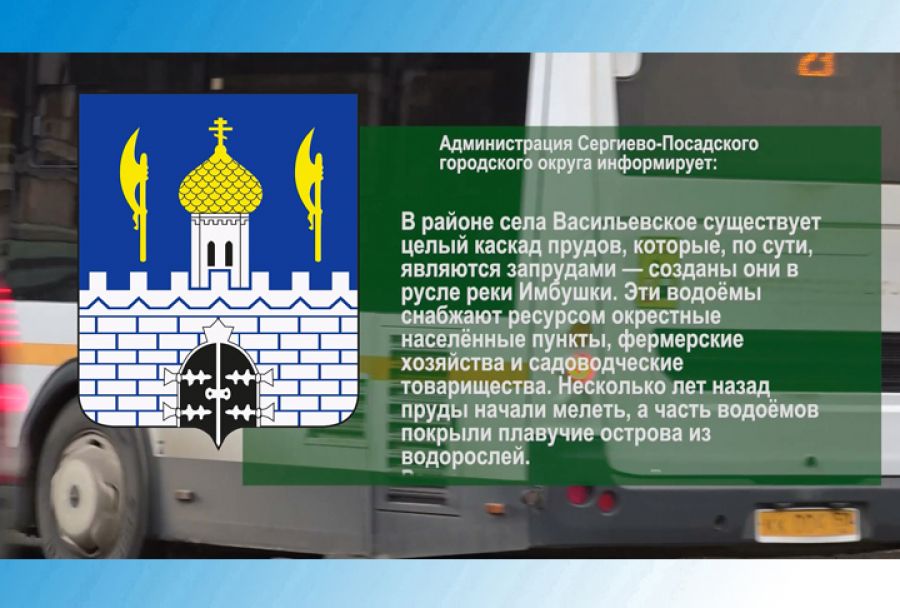 По существу. В Сергиево-Посадском городском округе расчистят еще один пруд