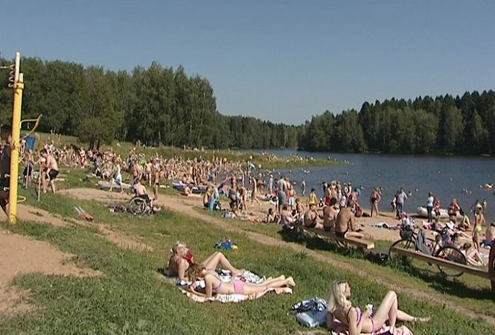 На Лесном озере закрыли пляжный сезон