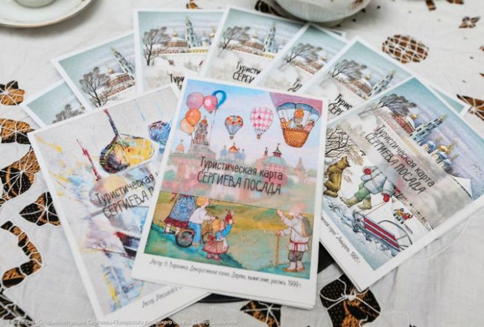 Оригинальную арт-карту для туристов представили в Сергиевом Посаде