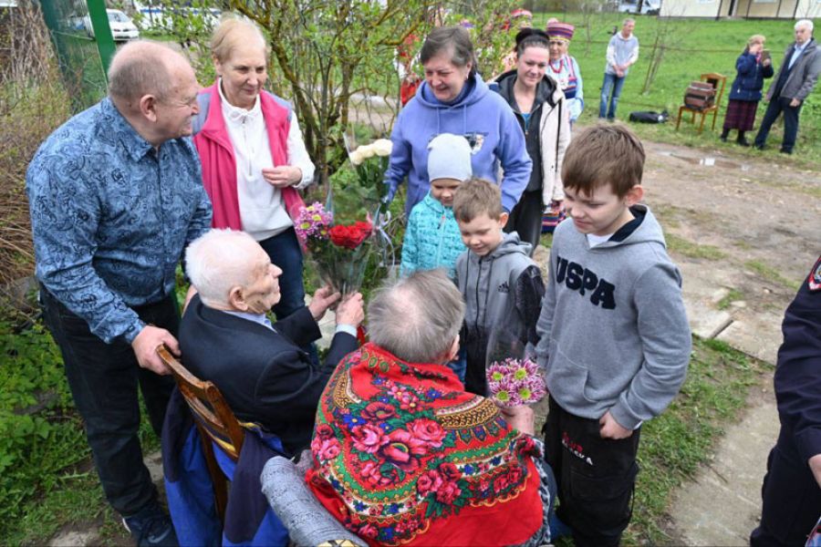 Участник Великой Отечественной войны Василий Ильич Куликов сегодня отмечает 100-летний юбилей