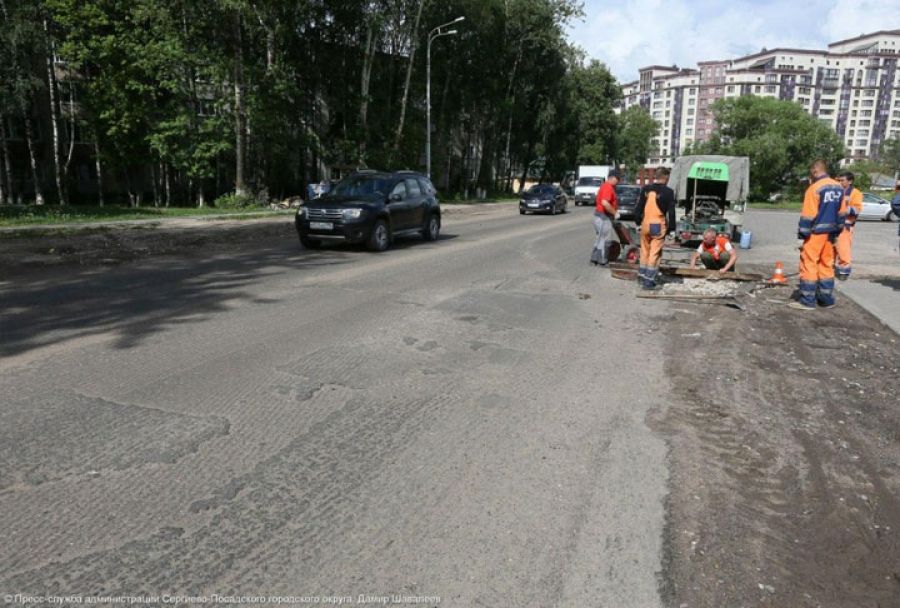 Ремонт дороги на ул. Дружбы продолжается