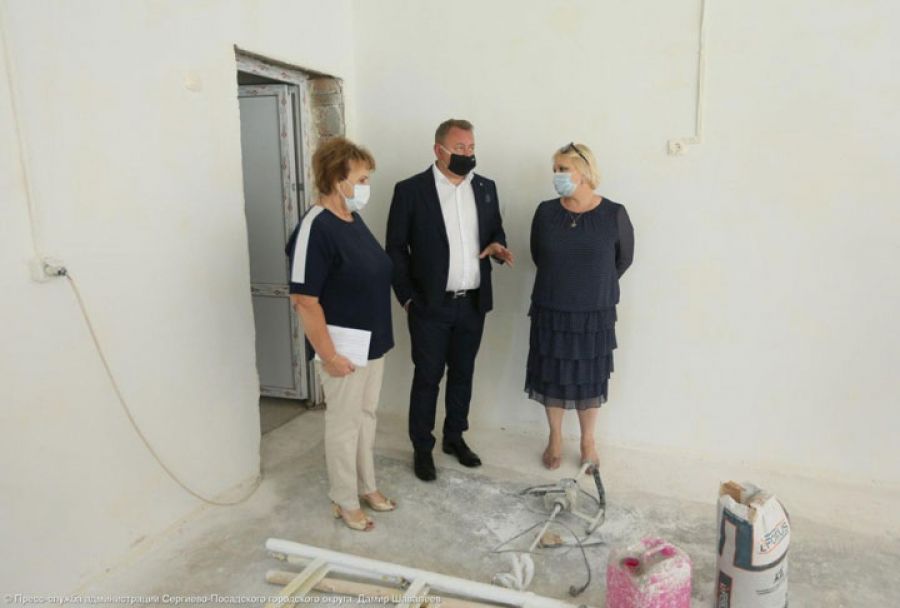 Ремонт продолжается в школах Сергиево-Посадского округа