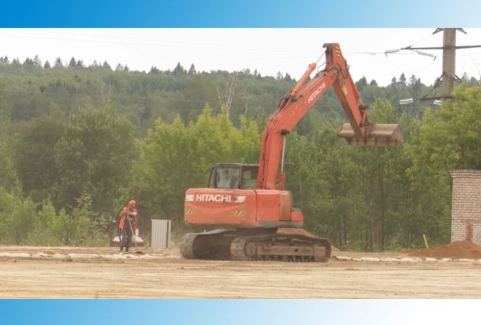 Реконструкция стадиона &laquo;Старт&raquo; началась в Краснозаводске