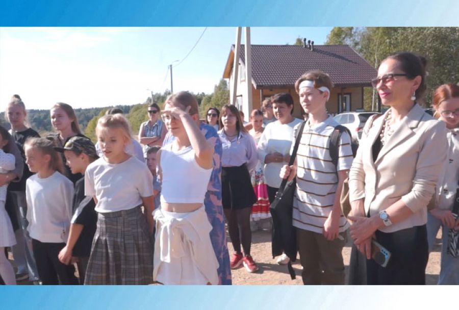 Дети из Курской области - в Эко-парке &laquo;Полянка&raquo;