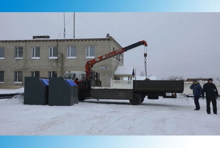 В Сергиев Посад доставили первую партию новых мусорных контейнеров
