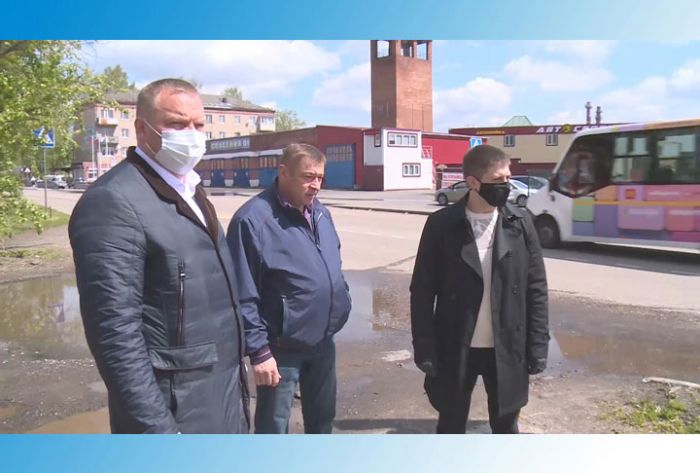 Работа сотрудников дорожных служб