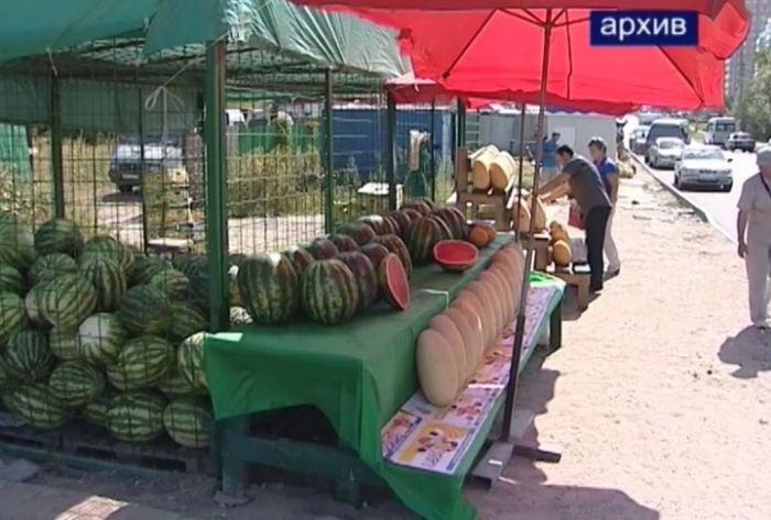 Сезон продажи дынь и арбузов официально стартует с 1 августа