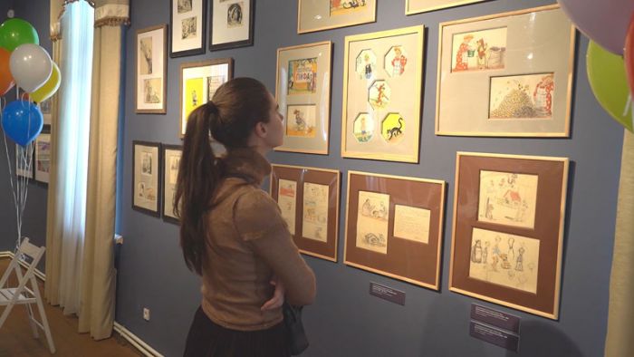 &laquo;Мир в картинках&raquo;. 0ткрытие выставки иллюстраций деткой книги