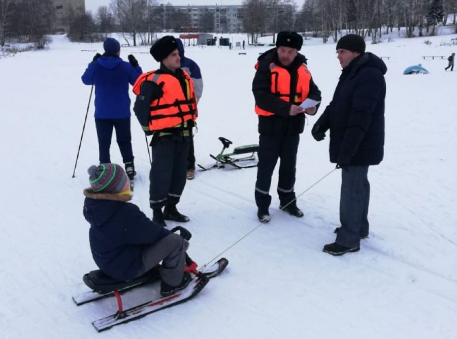 Профилактический рейд на водных объектах в зимний период