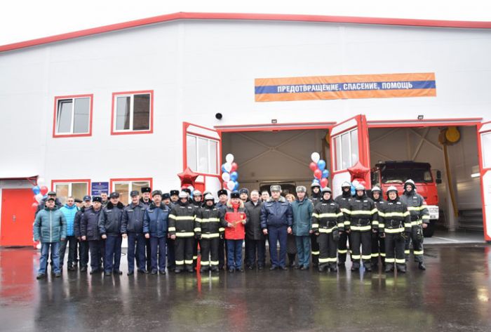 В Сергиево-Посадском округе открыли новое пожарное депо